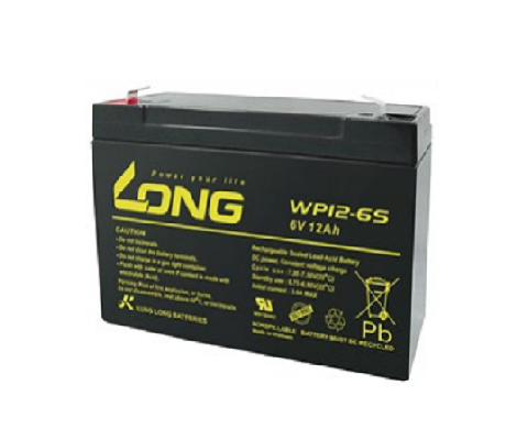 Long WP12-6S 12ah 6V Valve Regulated Lead Acid Battery