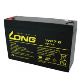 Long WP7-6 7ah 6v Valve Regulated Lead Acid Battery