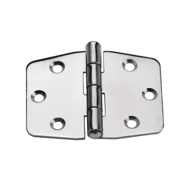 Hinges AISI 316, Reversed, L 74mm, W 37mm, thick 2mm