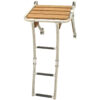 Platform w/ folding ladder, 450x390mm, Inox 316