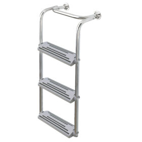 Foldable Ladder,Inox 316,3 steps 90⁰- 180⁰