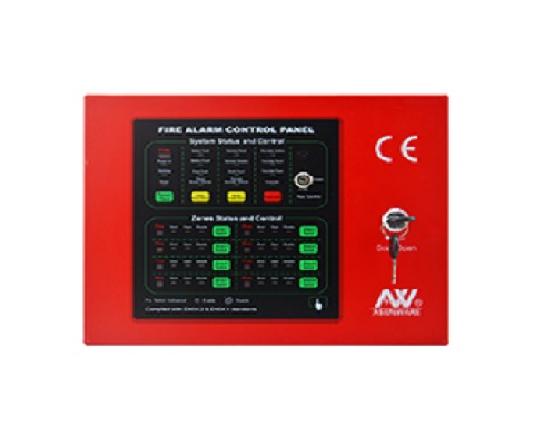 Asenware AW-CFP2166 Conventional Fire Alarm Control Panel 8 Zone