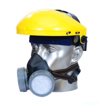 Face Protection SB1YE Visor Holding-Head Gear (Yellow) 2