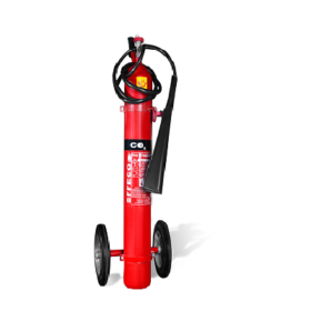 Fireguard 10KG CO2 Fire Extinguisher Trolley