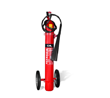 Fireguard 10KG CO2 Fire Extinguisher Trolley