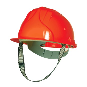 Safety Helmet SH 802 P Pin Lock Type Material HDPE - Red