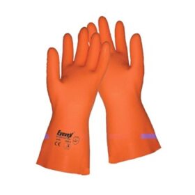 Flock Line Latex Industrial Gloves SHD 028