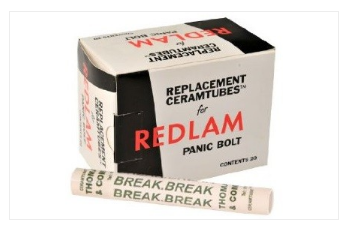 REDLAM PANIC BOLT SPARE CERAMTUBE - BOX OF 20 CERAMIC TUBES - 46/57050