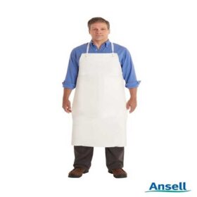 Ansell 56-101 Alphatec Apron PVC - White