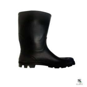 Silber /PVC/NS/BL/37 PVC Non Safety Boots -Black-39
