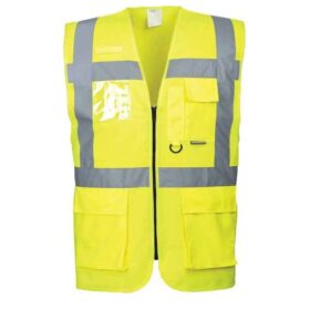 Portwest S476/YE/S Berlin Executive Vest S476 Yellow- Small
