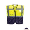 Portwest C476YNRS Warsaw Executive - C476 - Yellow & Navy Blue - Small