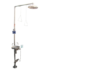 Vaultex 6250 SS Safety Shower/Eye Wash- Pull Rod Hand/Foot Lever Operated