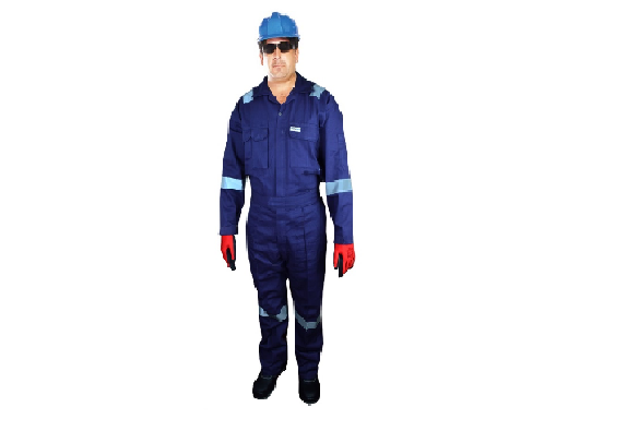 Vaultex TOP 100% Twill Cotton Coverall With Reflective