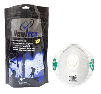 Vaultex VB1 N95 Cup Shaped Particulate Respirator With Valve