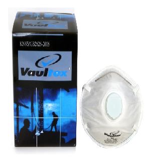 Vaultex VMK N95 Cup Shaped Particulate Respirator With Valve