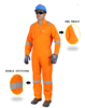 Vaultex NOL 100% Twill Cotton Coverall With Reflective