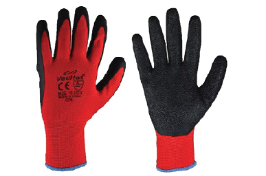 Vaultex Crinkle GPL Finish Latex Coated Gloves - 13 Grams