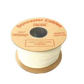 Doncaster Firesure 500 2C x 1.5mm Fire Rated Cable - White