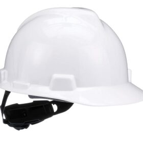 MSA V - Gard Helmet Complete With Ratchet Suspension White